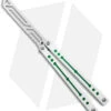 Squid Industries Nautilus Butterfly Balisong Trainer V2 Winter Green(4.5" Satin) -Swiz Knives Shop Squid Industries Nautilus Butterfly Balisong Trainer V2 Winter Green Satin BHQ 175175 jr