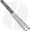 Squid Industries Nautilus Butterfly Balisong Trainer V2 Winter (2.5" Black)