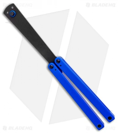 Squid Industries Squiddy-U Butterfly Balisong Trainer Blue (4.3" Black) 3 Squid Industries Squiddy-U Butterfly Balisong Trainer Blue (4.3" Black)