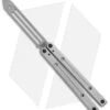 Squid Industries Squidtrainer V3.5 Butterfly Balisong Trainer Silver (4.5" SW) -Swiz Knives Shop Squid Industries Squidtrainer V3.5 Butterfly Balisong Trainer Silver SW BHQ 77003 jr