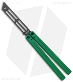 Squid Industries Triton Butterfly Balisong Trainer V2 Inked Green