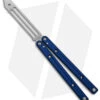 Squid Industries Squidtrainer V4 Butterfly Balisong Trainer Blue (4.5" SW) -Swiz Knives Shop Squid industries Squidtrainer V4 Butterfly Balisong Trainer Blue 4in SW BHQ 77002 td
