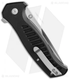 Steel Will Large Barghest Liner Lock Knife Black G-10 (4" Satin) F37-01 -Swiz Knives Shop Steel Will Barghest Liner Lock Knife Black G 10 4in Satin F37 01 BHQ 115845 LS Side