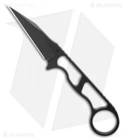 Toor Knives Jank Shank Shadow Black Tactical Fixed Blade Knife (3" CPM-S35VN)