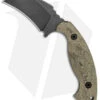 Toor Knives Karsumba Karambit Fixed Blade Green Canvas Micarta (2.5" Black SW) -Swiz Knives Shop Toor Knives Karsumba Burlap Green jr