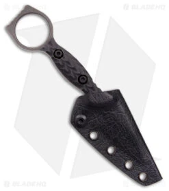 Toor Knives Viper Fixed Blade Knife Carbon Black G-10 (2.65" Black SW) -Swiz Knives Shop Toor Knives Viper Fixed Blade Knife Carbon Black G 10 Black SW BHQ 180600 KC sheath