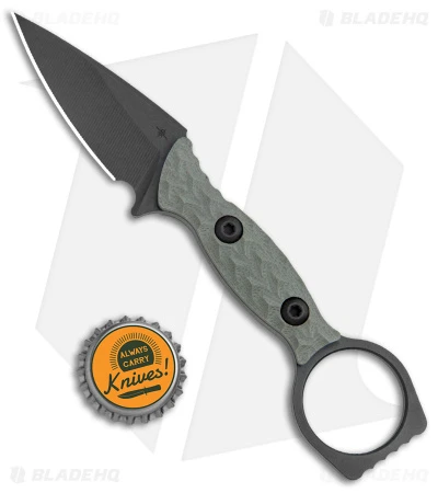Toor Knives Viper Fixed Blade Knife Stealth Gray G-10 (2.65" Black) 6 Toor Knives Viper Fixed Blade Knife Stealth Gray G-10 (2.65" Black) - Image 4