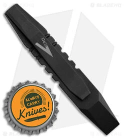 Vero Engineering Fulcrum Mini Prybar/Bit Driver Black Titanium (3.5" Mini) -Swiz Knives Shop Vero Engineering Fulcrum Prybar and Bit Driver Black Ti Mini BHQ 174703 jr bottlecap