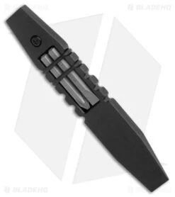 Vero Engineering Fulcrum Mini Prybar/Bit Driver Black Titanium (3.5" Mini) -Swiz Knives Shop Vero Engineering Fulcrum Prybar and Bit Driver Black Ti Mini BHQ 174703 jr side