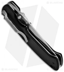 CRKT Crawford Kasper Liner Lock Knife (3.75" Satin Serr) 6783SZ 7 CRKT Crawford Kasper Liner Lock Knife (3.75" Satin Serr) 6783SZ -Swiz Knives Shop crkt 6783sz black folder serr crawford kasper side