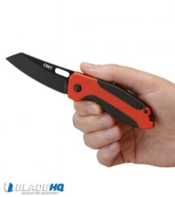 CRKT Burnley Sketch Wharncliffe Liner Lock Folding Knife (2.75" Black) 2430 -Swiz Knives Shop crkt burnley sketch wharncliffe 2430 BHQ 71241 dl hand