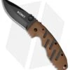 CRKT Ryan Seven Liner Lock Knife Tan (3.5" Black) 6803DZ -Swiz Knives Shop crkt ryan seven tan black 6803DZ BHQ 43797 dl